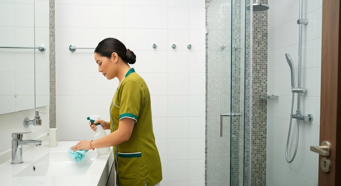 Cleaning Bathroom in Dubai