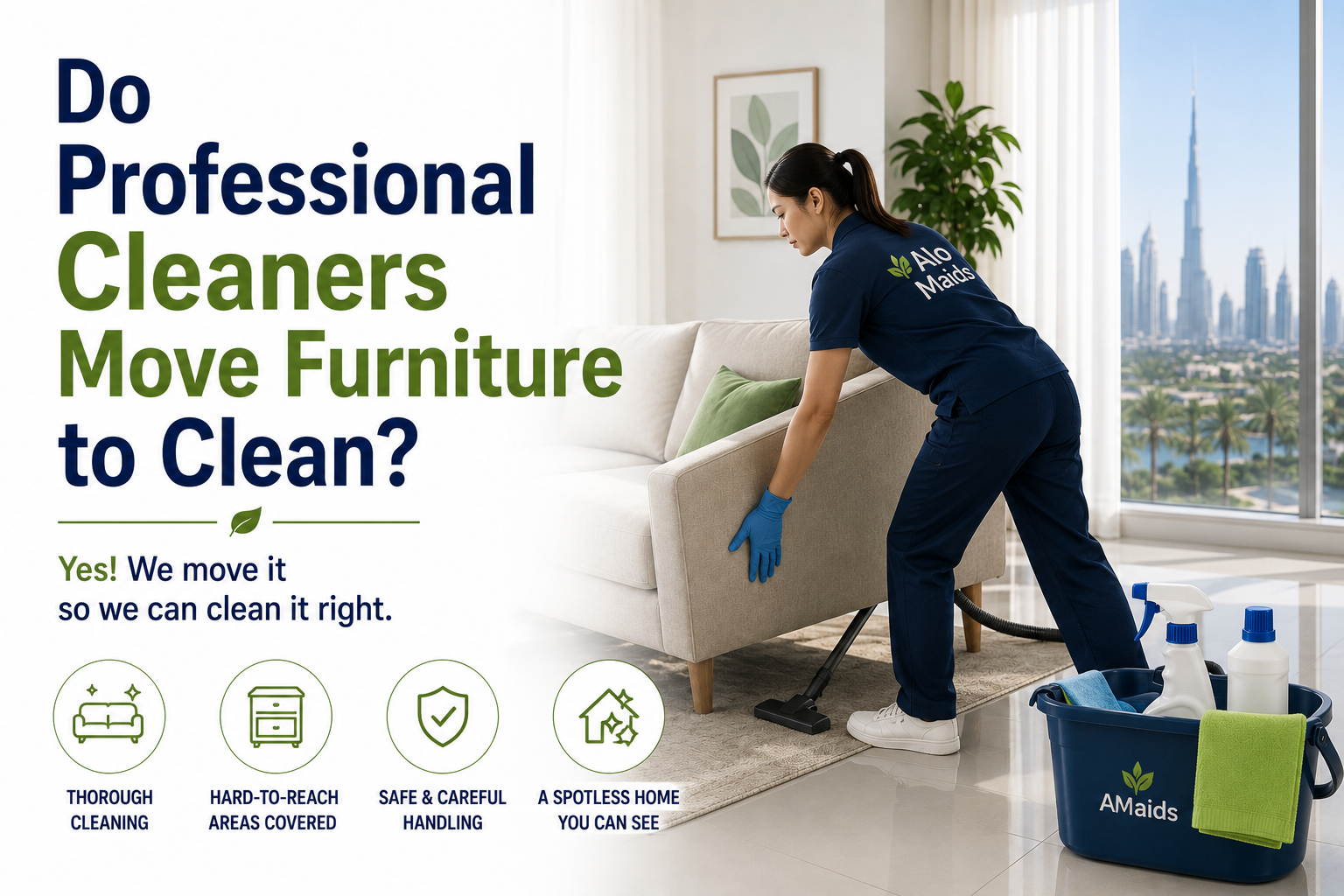 Do Professional Cleaners Move Furniture