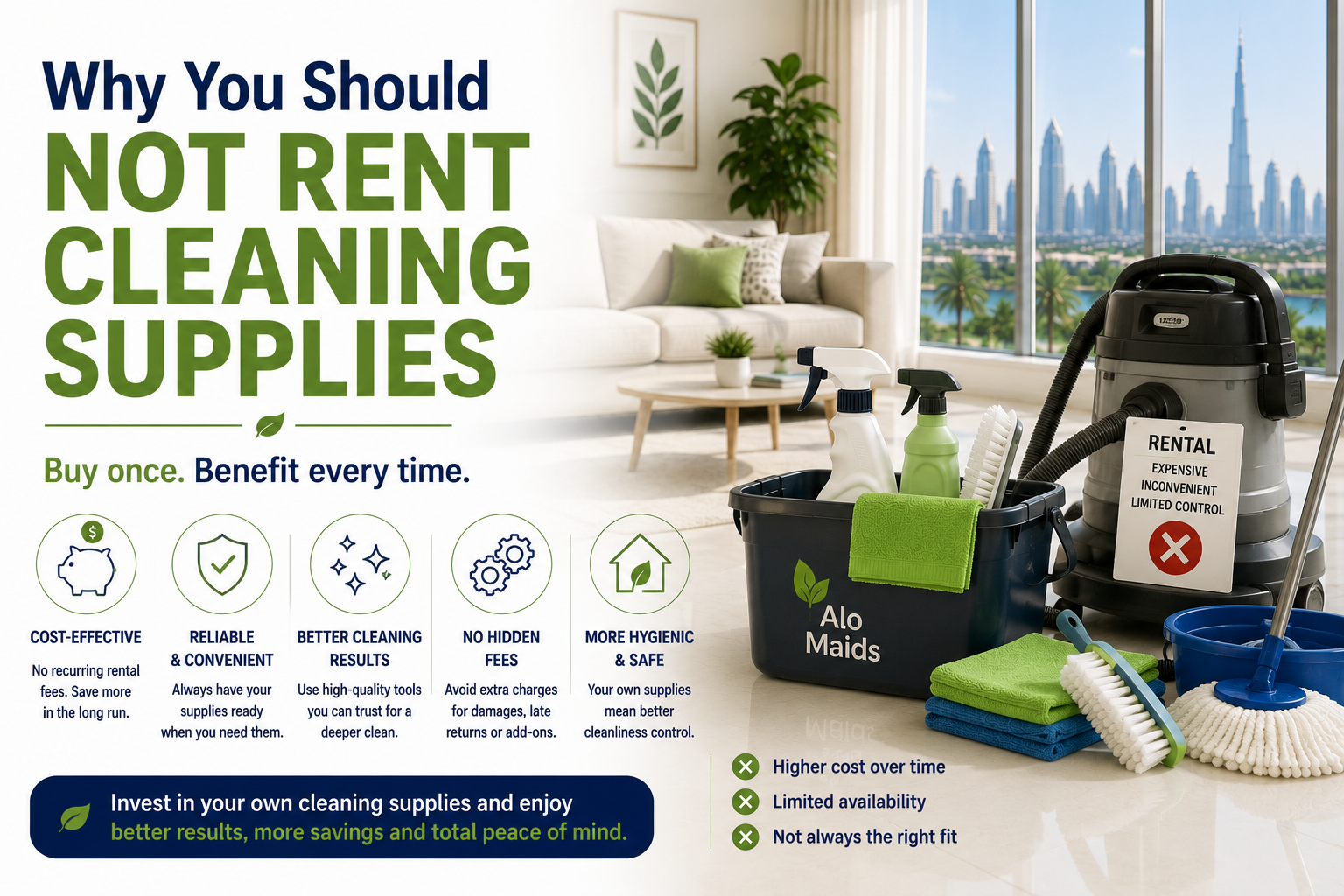 Why You Shouldn't Rent Cleaning