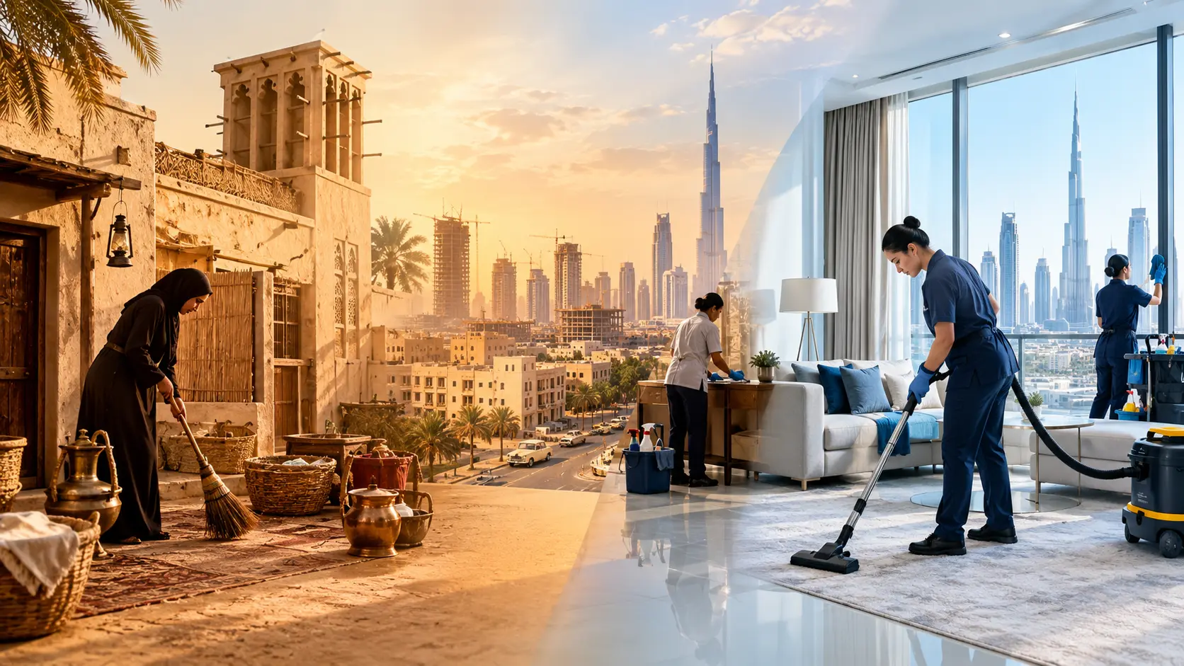 The History of Domestic Cleaning Services in Dubai