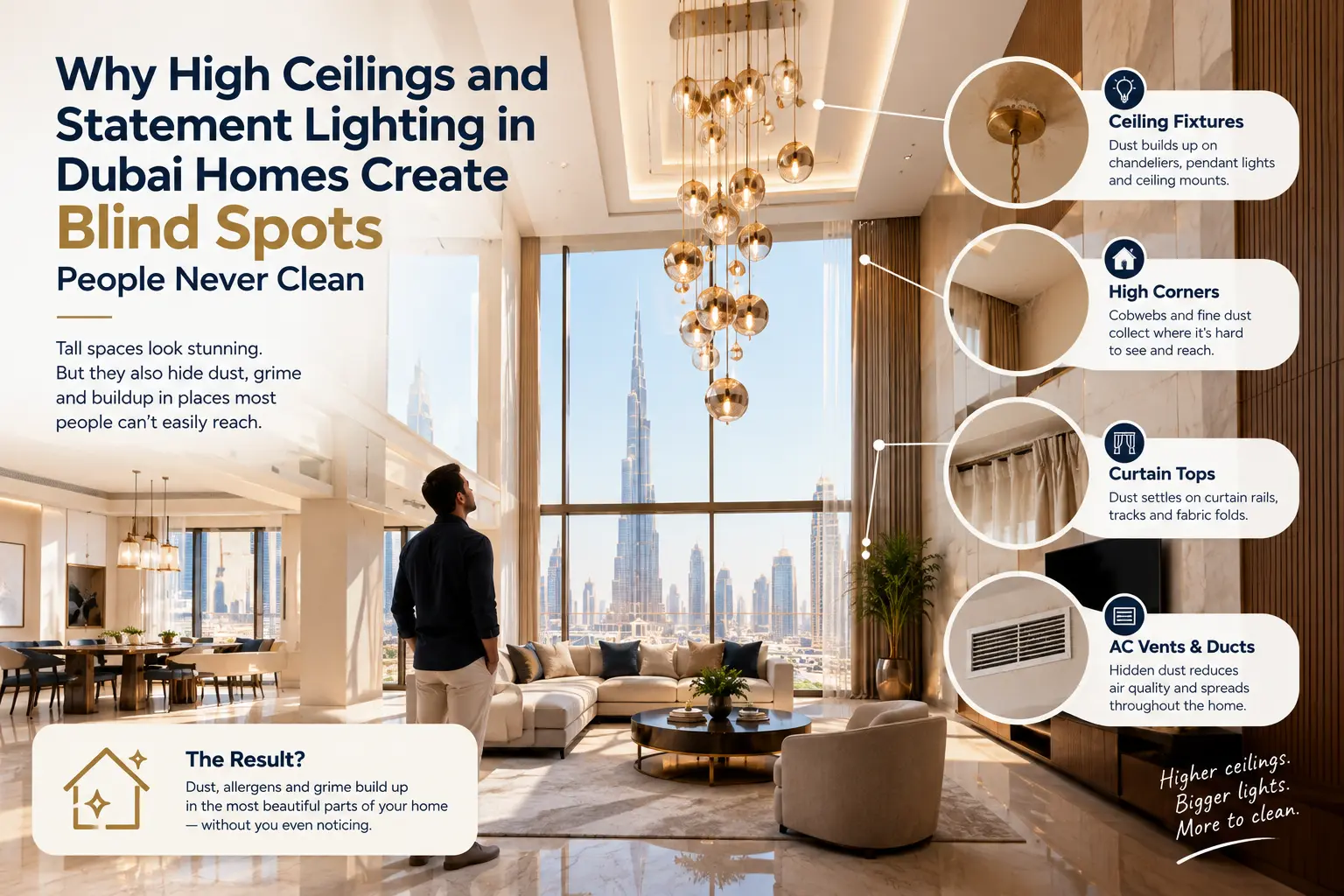 High Ceilings & Big Lighting: Dubai's Hidden Dust Problem