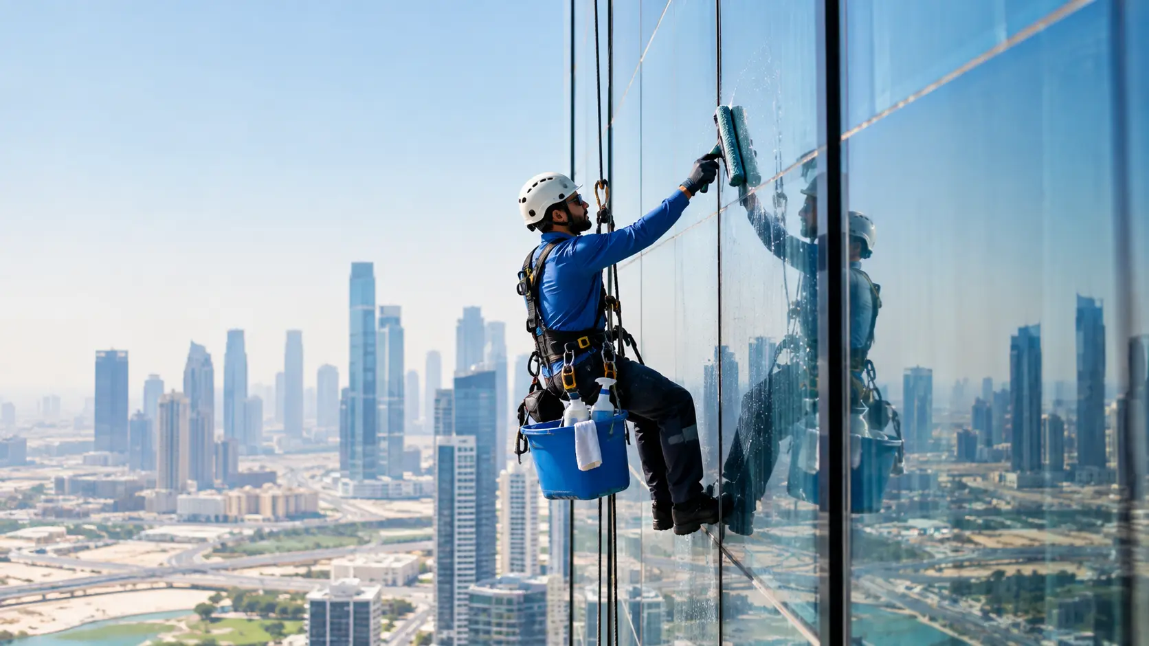 Floor-to-Ceiling Glass Cleaning Frequency