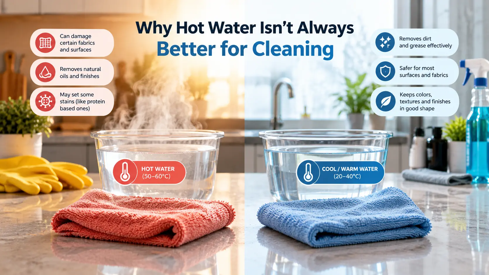 Why Hot Water Isn’t Always Better for Cleaning