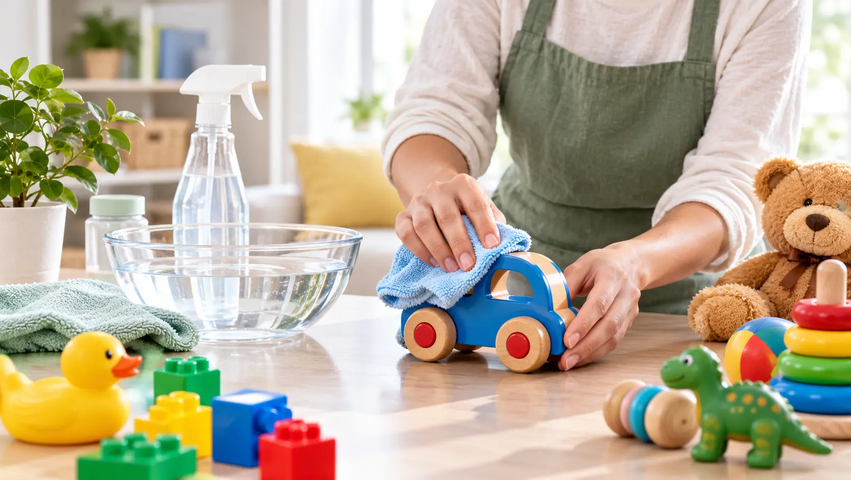 How to Clean Kids' Toys